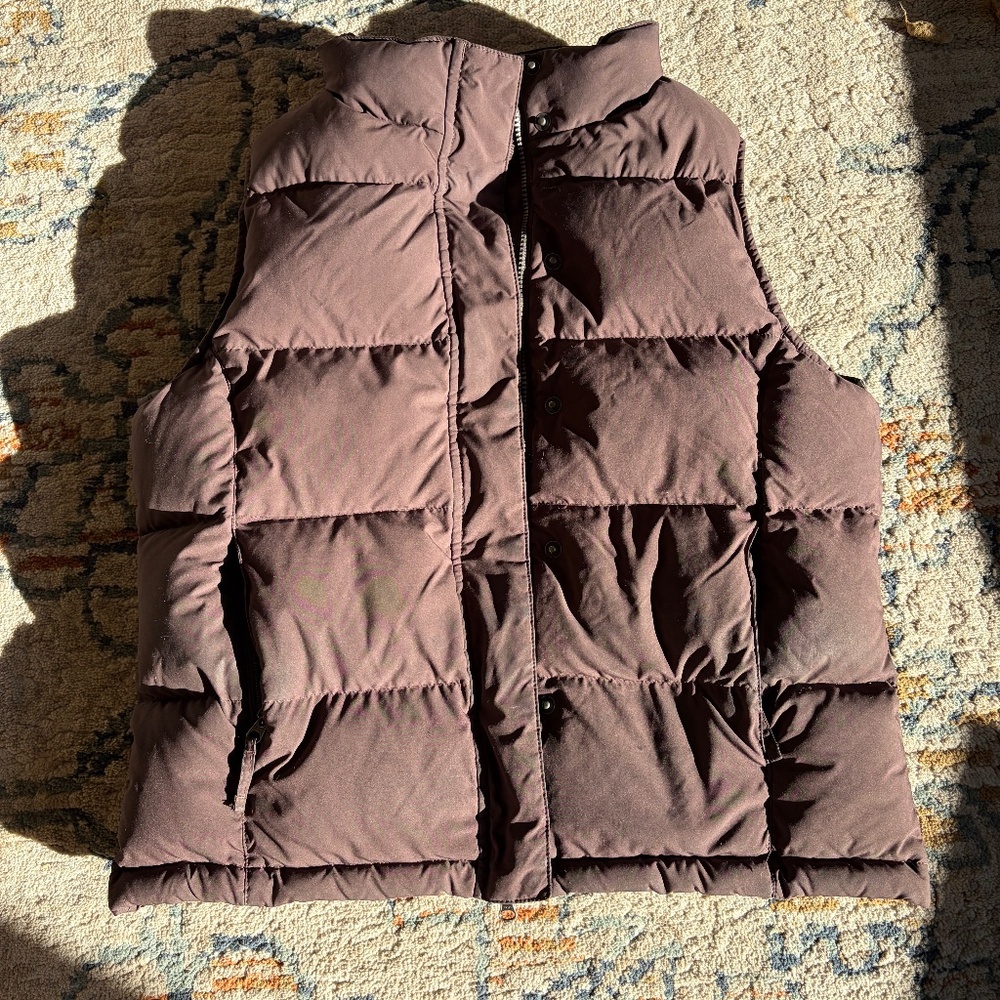 Vintage Y2K L.L.Bean Goose Down Puffer Vest – Chocolate Brown (Women’s M)